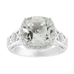 Grüner Amethyst-Silberring (Remy Rotenier)