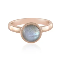 Grüner Maniry-Labradorit-Silberring (KM by Juwelo)