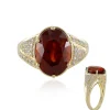 Hessonit-Granat-Goldring