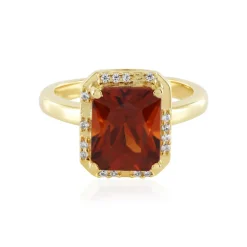 Hessonit-Granat-Silberring (Adela Silber)