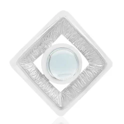 Himmelblauer Topas-Silberanhänger