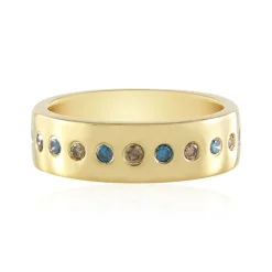 I2 Brillant-Silberring