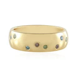 I2 Brillant-Silberring