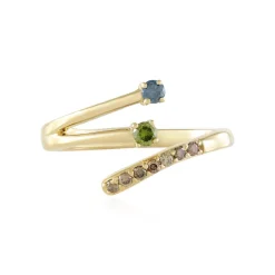 I2 Brillant-Silberring