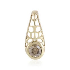 I2 Champagner-Brillant-Goldanhänger (Ornaments by de Melo)