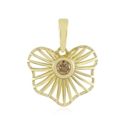 I2 Champagner-Brillant-Goldanhänger (Ornaments by de Melo)