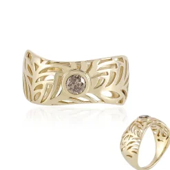 I2 Champagner-Brillant-Goldring (Ornaments by de Melo)