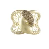 I2 Champagner-Diamant-Goldring (Ornaments by de Melo)