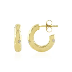 I3 (H) Diamant-Silberohrringe