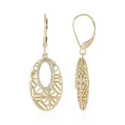 I2 (I) Diamant-Goldohrringe (Ornaments by de Melo)