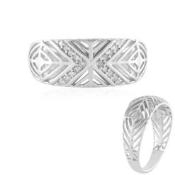 I2 (I) Diamant-Goldring (Ornaments by de Melo)