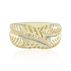 I2 (I) Diamant-Goldring (Ornaments by de Melo)