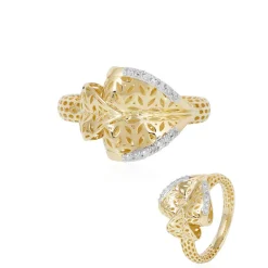 I1 (I) Diamant-Goldring (Ornaments by de Melo)