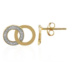 I3 (I) Diamant-Silberohrringe