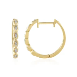 I2 (I) Diamant-Silberohrringe