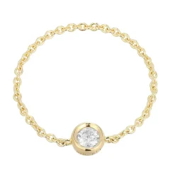 I3 (I) Diamant-Silberring