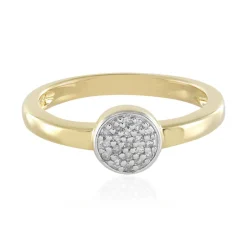 I2 (I) Diamant-Silberring