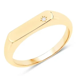 I3 (J) Brillant-Silberring