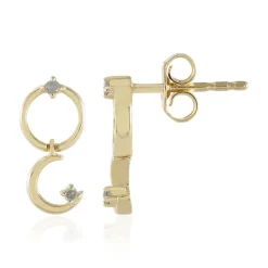 I3 (J) Diamant-Silberohrringe