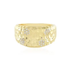 I2 (J) Diamant-Silberring