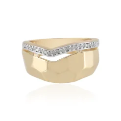 I2 (J) Diamant-Silberring