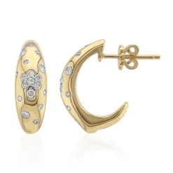 IF (D) Brillant-Goldohrringe