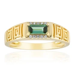 Indigolith-Silberring (Adela Silber)