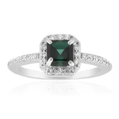 Indigolith-Silberring (Adela Silber)