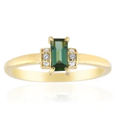 Indigolith-Silberring (Adela Silber)