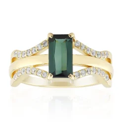 Indigolith-Silberring (Adela Silber)