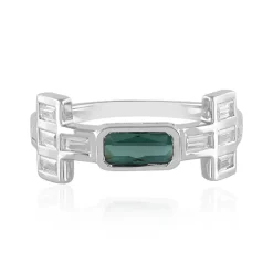 Indigolith-Silberring(Adela Silber)