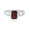 Indischer Granat-Silberring