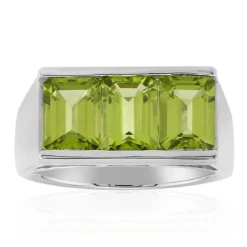 Jilin-Peridot-Silberring (Pallanova)