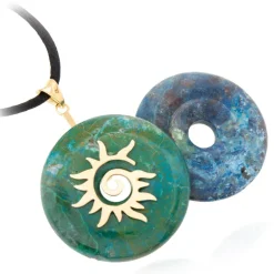 Juwelo Anhängerset "Kühler Kopf mit Kupfer"