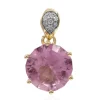 Kalifornischer Pinkfarbener Turmalin-Goldanhänger (Amanda Adkins)