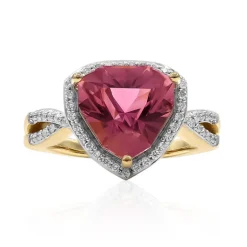 Kalifornischer Pinkfarbener Turmalin-Goldring (Amanda Adkins)