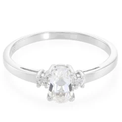 Kanariengelber Kunzit-Silberring