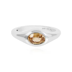 Kanariengelber Zirkon-Silberring