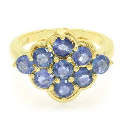 Kanchanaburi-Saphir-Silberring