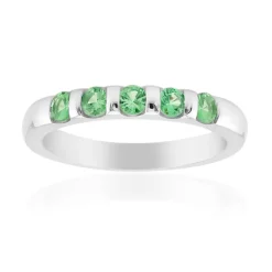 Kenianischer Tsavorit-Silberring (Pallanova)