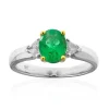 Kolumbianischer Smaragd-Goldring (CIRARI)