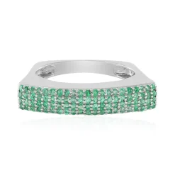 Kolumbianischer Smaragd-Goldring