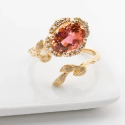 Kongo-Neon-Turmalin-Goldring (Smithsonian)