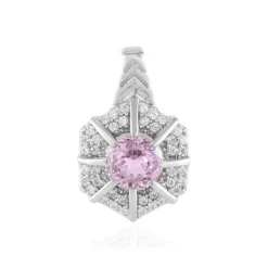 Kunzit-Silberanhänger