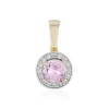 Kunzit-Silberanhänger