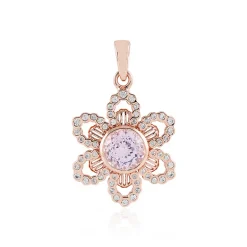 Kunzit-Silberanhänger (SAELOCANA)