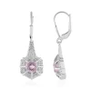 Kunzit-Silberohrringe