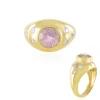 Kunzit-Silberring