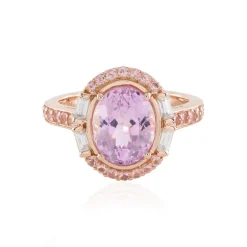 Kunzit-Silberring (Adela Silber)