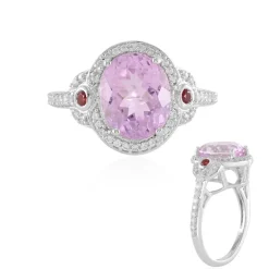 Kunzit-Silberring (Adela Silber)